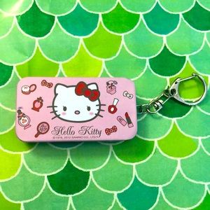 Hello Kitty Playing Cards in tin box with clip on